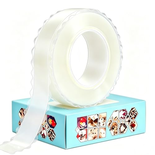 zvp Double Sided Adhesive Nano Tape, Heavy Duty Foam Tape, Removable Mounting Tape, Suitable for Carpet, Poster, and Wall Decoration (White, 1.15 * 197 in) - color: White, size: 1.15*197 IN