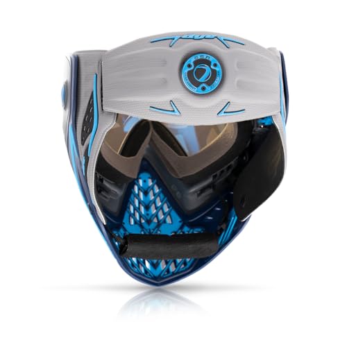 Maddog Dye i5 Thermal Anti-Fog Paintball Airsoft Mask Goggle System Combo with Microfiber Bag | Safety Certified Protection - color: Raiseup