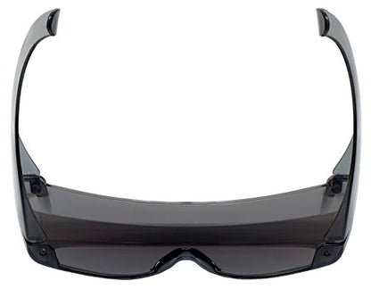 Calabria 3000 Fitover Safety Glasses with Uni-Lens – [Silver Mirror] Wrap Around Eye Protection | Anti-Fog Scratch Resistant | Protective Eyewear - color: Silver Mirror