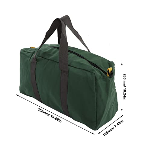 20 Inch Wide Mouth Tool Bag Large Capacity Tote Organizer for Carpenters Electricians Plumbers DIY Crafts Gardeners Portable with Handle - size: 20 Inch