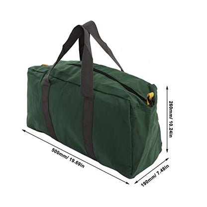 20 Inch Wide Mouth Tool Bag Large Capacity Tote Organizer for Carpenters Electricians Plumbers DIY Crafts Gardeners Portable with Handle - size: 20 Inch