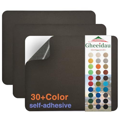 Gheeidau Canvas Repair Patch 9×11 Inch 3Pcs Waterproof Self-Adhesive Fabric Repair Patch for Tents,Boat Cover,Pop Up Canopy,Patio,Bags,Car Seats,Sofas,Furniture Cover(Coffee) - color: Coffee, size: 9"×11"×3PCS