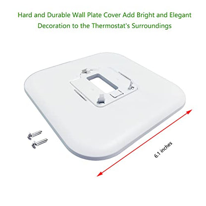 THP2400A1080 Large Cover Plate & Electrical Box Adaptor for T-Series Thermostats, White (1)