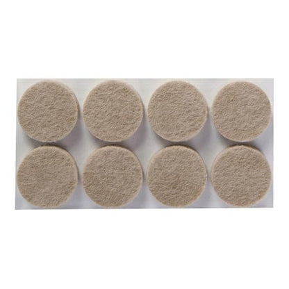 Scotch Felt Pads 32 PCS Beige, Felt Furniture Pads for Protecting Hardwood Floors, 1" Round, Easy-to-apply, Self-Stick design, Reliable protection from nicks, dents and scratches (SP802-NA)