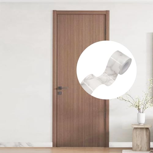 Lilaly 2 inches x 32 feet Wood Grain Repair Tape,Wood Grain Tape,Widely Used for Tables, Doors, Floor and DIY(Big Flower Stone) - color: Big Flower Stone