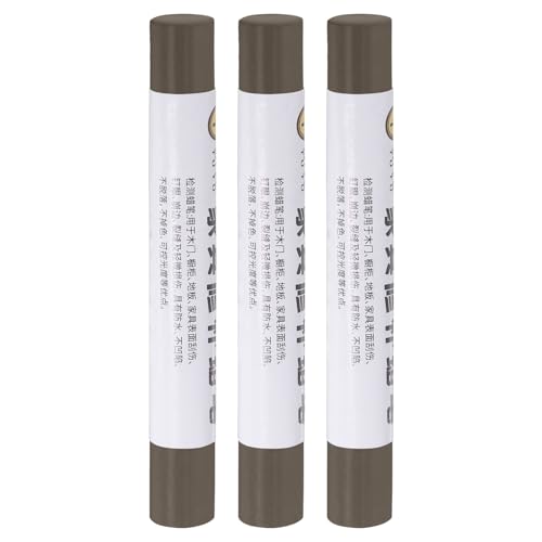 uxcell Furniture Repair Crayons, 3Pcs - Wood Wax Filler Stick, Furniture Markers Touch Up - for Scratches Holes Tables Desks Wooden Floors Cover Ups, Khaki Light - color: Khaki Light