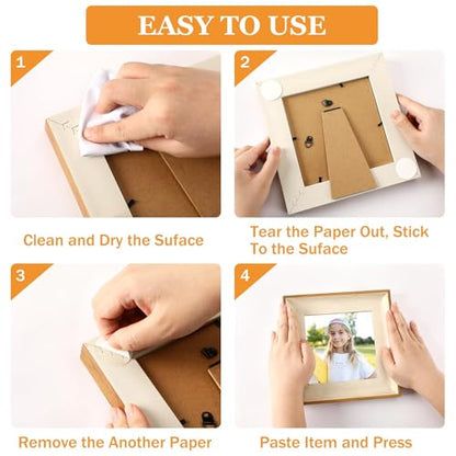 JANYUN Double Sided Tape for Walls, Removable Sticky Dots Picture Hanging Strips Adhesive Heavy Duty Clear Museum Putty for Crafts No Trace Sticky Tack Water Proof Mounting Tape - size: 0.98"+1.38"+1.77" Round