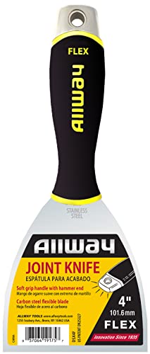 ALLWAY DSX4F Soft Grip Flex Taping Knife with Hammer End, 4" - style: 4" Flex Blade