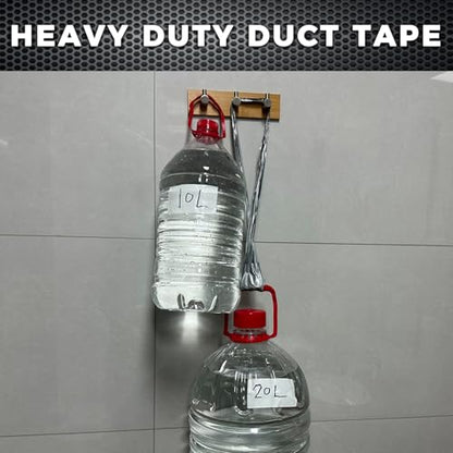 SWRT 24-Pack Silver Heavy Duty Duct Tape Strong Adhesive, 2 Inch x 720 Yd Duct Heavy Duty Waterproof All Weather Gray Duct Tape No Residue Sealing & Patching for Indoor&Outdoor Repair