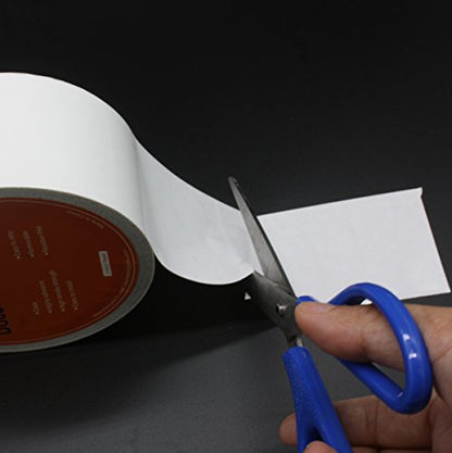 i frmmy Removable Clear Double Sided Sticky Tape - No Residue, 2 inches x 20 Yards (2 Rolls) - size: 2 Inchesx20 Yards (2 rolls)