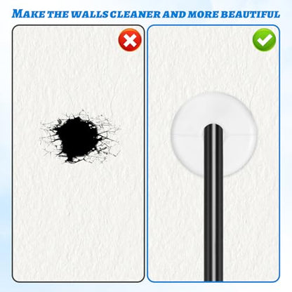 4 Pcs Wall Grommets for Cables, Diameter 1.57 Inch White Wall Cable Pass Through Portable Plastic Cable Pass Through Grommet Cover Snap on Walls Bushing Cover for Furniture Wire Hole