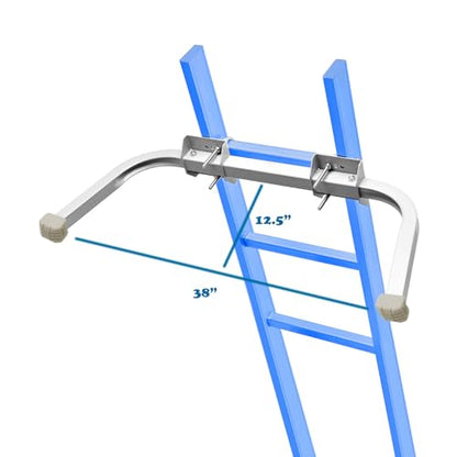 Ladders Stabilizer,Accessory for Roof Gutter Wing Span/Wall Extension Ladder Standoff Arms,Extension Ladder Accessory for Roof Gutter and 8” File