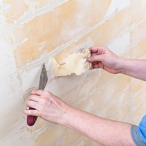 uxcell Putty Scraper 1" Stainless Steel Putty Knife Wooden Handle for Drywall Puttying 3Pcs