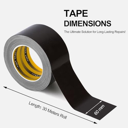 LLPT Duct Tape Premium Grade 2.36 Inches x 108 Feet x 11 Mil Easy Tear Residue Free Strong Adhesive Color Brown (DT241) - color: Brown
