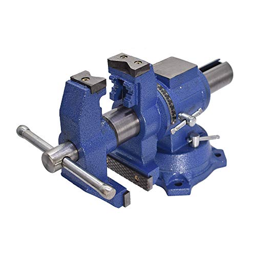 findmall Multipurpose Vise Bench Vise Heavy Duty Multi-Jaw Vise 360-Degree Rotation Clamp on Vise with Swivel Base and Head for Clamping Fixing Equipment Home or Industrial Use (6 inch) - size: 6 inch