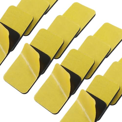 24Pcs 1-3/8 x 1 Inch Rectangular Adhesive Sliders,PTFE Chair Glides Floor Protectors Self-Stick Moving Pads,Furniture Pads for Hardwood Floors/Carpet - size: 1-3/8 x 1 Inch