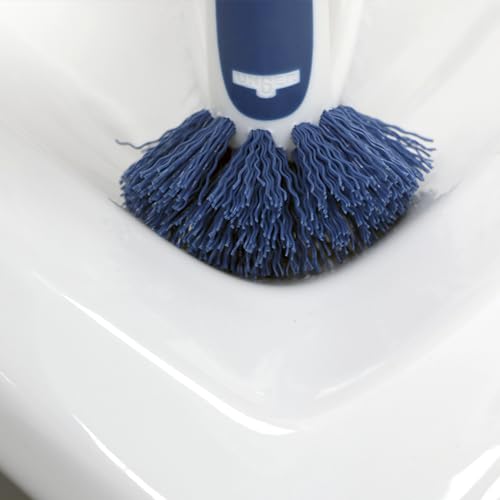 Unger 2-in-1 Bath and Tile Scrubber Brush Tool, Crevice Cleaning Supplies, Dishwasher Safe, Rounded Bristles for Bathroom Scrubbing, Great for Tile, Bathtubs, and Showers - style: 2-in-1 Bath & Tile Brush
