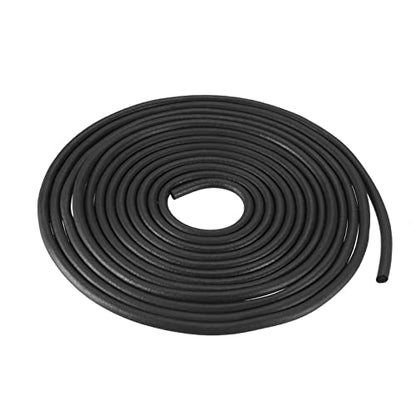 uxcell Foam Rubber Weather Seal Strip, 3mm(1/8") Diameter 8 Meters (26.25Ft) Long Round EPDM Rubber for DIY Gasket, Warehouse, Pads, Foam Tubing, Crafts - size: 3mmx8m