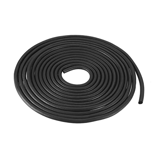 uxcell Foam Rubber Weather Seal Strip, 3mm(1/8") Diameter 10 Meters (32.81Ft) Long Round EPDM Rubber for DIY Gasket, Warehouse, Pads, Foam Tubing, Crafts - size: 3mmx10m