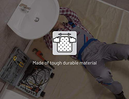 8 oz Canvas Safety Drop Cloth, 3.5' x 12' - size: 3.5X12, style: 8 oz