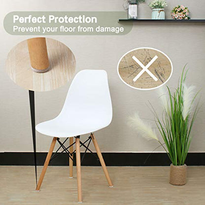 uxcell 36pcs Furniture Pads Round 1 1/4" Self-stick Non-slip Anti-scratch Felt Pads Cabinet Closet Feet Floor Protector Beige