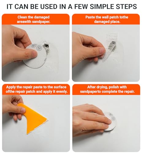 Drywall Repair Kit 250g Wall Repair Paste Spackle Wall Repair Kit Wall Mending Agent for Holes & Cracks Fast Wall Hole Repair