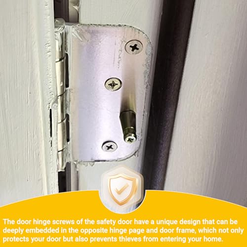 Door Hinges Security Screws,Door Hinge Security Pins,Door Hinge Screw -10 Pack