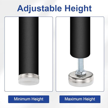 uxcell 1/4"-20 Thread Furniture Feet Levelers, 8Pcs 25mm l Adjustable Furniture Feet Screw in Threaded Leveling Leg Screw on Chair Foot Glides Leveling for Table Chair Silver - color: Silver, size: 1/4"-20 25mm