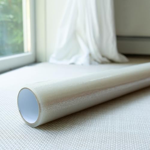 Clear Heavy Duty Temporary Self Adhesive Carpet Protector 24" x 200' - 2.5mil. Carpet Protection Film for Carpet Floor, Stair Rugs, Reverse Wound, Paint & Waterproof carpet cover Easy Unwind, Strong - size: 24" x 200'