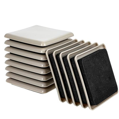 3.5 Inch Furniture Sliders, 20pcs Sliders for Moving Furniture, Heavy-Duty Furniture Movers Sliders for Carpet, Couch Sliders Protect Carpet Surface and Easily Move Furniture.