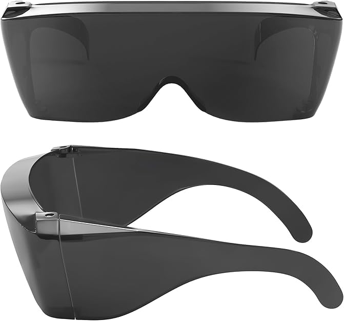 Cover-Ups Black Fit Over Sunglasses - Wrap Around Sunglasses - People Who Wear Prescription Glasses in the Sun - color: 2 - Black