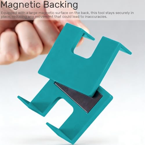The Easy Hinge Mate – 2 Pack Your Quick Fix for Door Installation, Accurate Door Jamb Hinge Mortise Jig