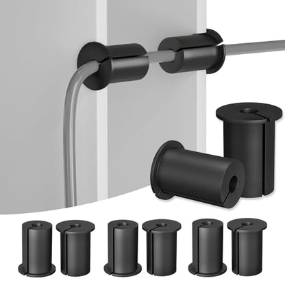 ELFCULB Starlink Cable Routing Kit,Starlink Wall Grommet for 1" Wall Hole,Starlink Cable Feed Through Bushings,Wall Bushing for Starlink Ethernet Cable,Starlink Accessories(8 Pcs) - size: 8 PCS
