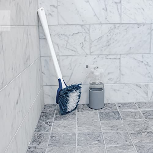 Unger EZ Reach Shower Tub and Tile Scrub Brush, Crevice Bathroom Cleaning Supplies, Non-Scratch Scrubber Tool for Showers, Fixtures, Bathtubs, Drains, Grout, and Marble - style: EZ Reach Shower Brush
