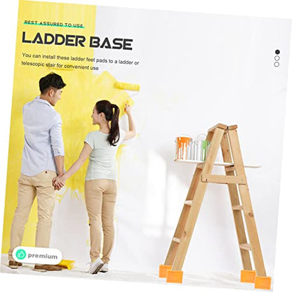 2pcs Ladder Feet Mats Non-Slip Stair Treads Ladder Leg Pads Fall Safety Pad for Home Office Crib Padding