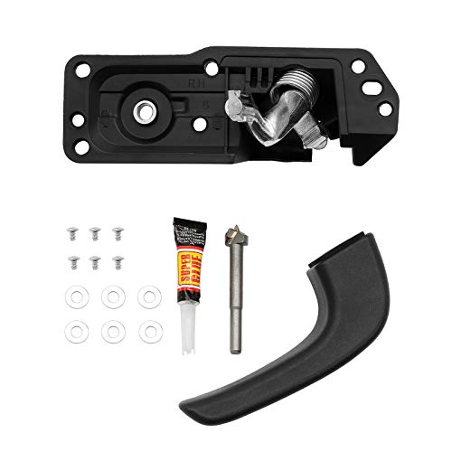 ATRACYPART Interior Door Handle Kit Front Rear Right Passenger Side| for 2007-2014 Chevy Silverado Tahoe Suburban Avalanche, GMC Sierra Yukon, Cadillac Escalade | Replaces# 20833602, 20871483, 80375 - color: Passenger Side