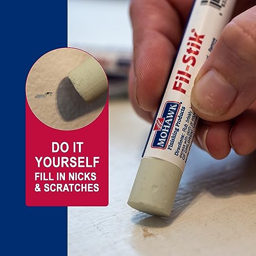 Mohawk Fil-Stik Wax Putty Stick for Wood Repair, Antique White M230-0412, 1 Count