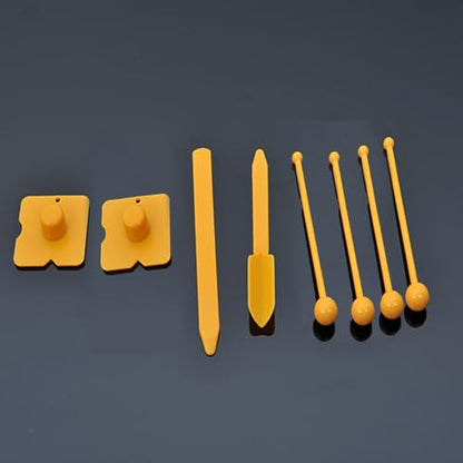 32 Pack Caulk Tool Set Finishing Caulking Tools Smoothing Ball Corner Gap Seam Sealing Streamline Spatula Spreader Applicator for Sealant Grout Glue Tile Floor Window Kitchen Sink Joint