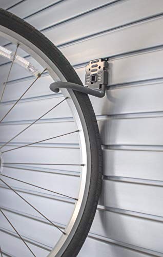 HandiWall 5" Bike Hook with Locking Bracket for Bike Storage on Garage Slatwall Panels