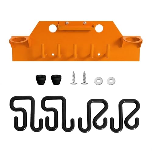 Heavy Duty Lineman Tool Board for Bucket Trucks | 1000 lbs Capacity Tool Organizer with 2" & 3" Aerial Bucket Hooks, Linework Truck Accessories for Linemen