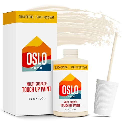 Touch Up Paint, Classic White, 1oz, Matte, w/brush in bottle, Quick drying, for Home repairs, Kitchen Cabinets,Furniture - color: Classic White, size: 1 Fl Oz (Pack of 1)