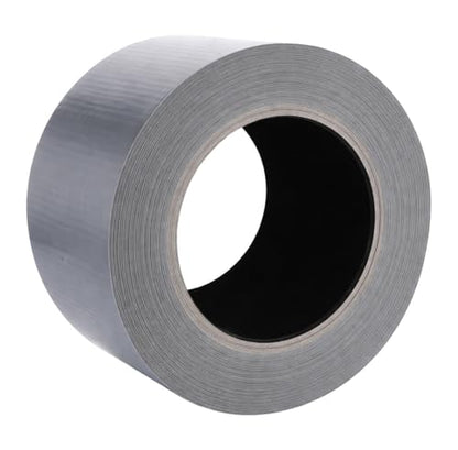 Brixwell Duct Tape Heavy Duty 3 Inch x 30 Yards Gray, Waterproof Adhesive Roll with Reinforced Cotton Mesh Backing, Professional Grade for Indoor Outdoor Repairs, Sealing, Bundling, Packaging Use - size: 3" x 30 yards