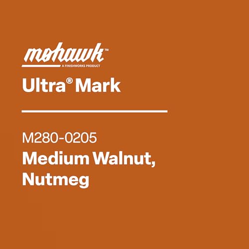 Mohawk Ultra Mark Wood Stain Touch Up Marker, Medium Walnut, Nutmeg, M280-0205, 1 Count - color: Medium Walnut/Nutmeg