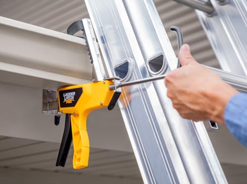 Ladder Safety Device - Lightweight, Installs in Seconds with One Hand