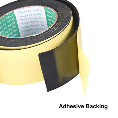 uxcell Sealing Foam Tape 50mm Wide 1mm Thick 5m/16.4ft Long, Self Adhesive Weather Strip for Window Door Insulation - size: 50mmx1mmx5m