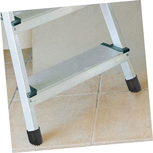 2pcs Non-Slip Rubber Ladder Foot Covers Ladder Accessories for Enhanced Stability and Floor Protection for Use Home - size: 8.1X8.1CM