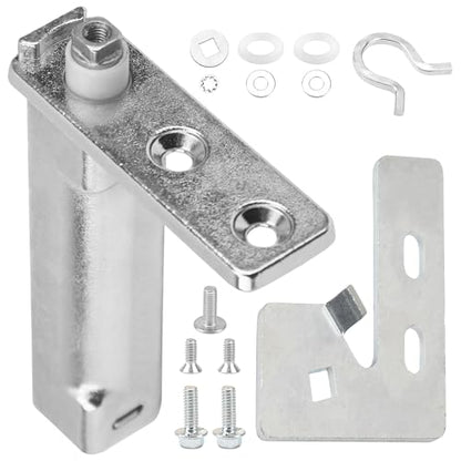 Refrigerator Door Hinge Cartridge Kit - Fits 870837 Right - Heavy Duty Metal Replacement Parts with Complete Matching Screws - Easy Install Hinge Doctor Solution
