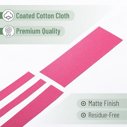 Bates- Gaffers Tape 2 Inch x 23 Yards, Pink Gaffer Tape 2 inch, Polyethylene-Coated Cloth, Non-Reflective, No Residue - color: Pink, size: 2 Inch x 23 Yards