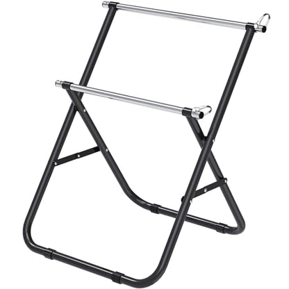 Insaga Cable Caddy for Spool - Foldable Wire Spool Rack Holder Portable Wire Spool Reel Caddy 100lb Capacity to Keep Cables Tidy and Organized, Double Decker - color: Cable Caddy-double Axle