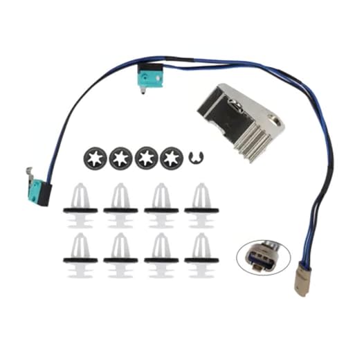 1042845-00-A Door Handle Repair Kit Upgraded Fit for Tesla Model S 2012-2017 with Micro Switch Harness Handle Paddle Door Panel Clips Replaces OEM 1042845-00-B 1016009-00-C